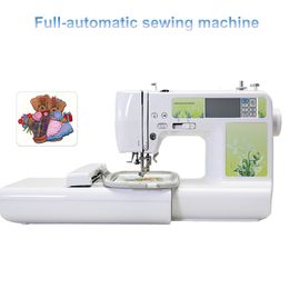 Máquina de coser eléctrica para el hogar, 100V ~ 240V, multifunción, bordado, mecánica, máquina de coser de alta resistencia, herramientas para coser