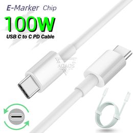 100W 5A PD snellaadkabels USB TYPE-C Telefoongegevenskabel voor notebooks Laptop telefoon