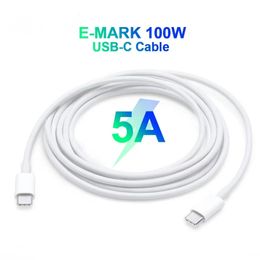 100W 5A PD USB C vers Type C Câble pour Samsung Xiaomi LG Quick Charge 4.0 Type-C Câble de Charge Rapide