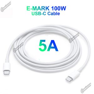 Câble 100W 5A PD USB C vers USB Type C pour Xiaomi Redmi Note 8 Pro Charge rapide 4.0 PD Charge rapide pour Huawei NOTE 20