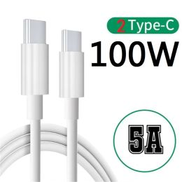 100W 5A Tipo c Cables USB 1m 2m 3m OD OD Cable micro más grueso para Samsung S10 S20 Note 20 Huawei Android teléfono pc ZZ