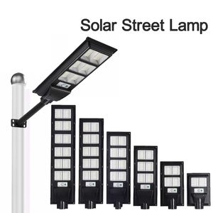 100W - 600W LED Solar Street Light Remote Control Garden Yard Basketball Outdoor IP65 Waterdichte Beveiliging Flood Light Crestech168