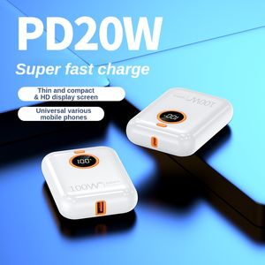 100W Power Banks Charge Super Rapide PD 20W 20000mAh Ordinateur Portable Powerbank Portable Chargeur de Batterie Externe Pour iPhone Xiaomi Huawei