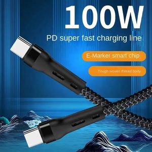 100W USB C Naar Type C Kabel 6A Quick Fast Charge Kabel Micro USB C PD Telefoon Oplader koord Voor Samsung s24 Xiaomi Huawei LG