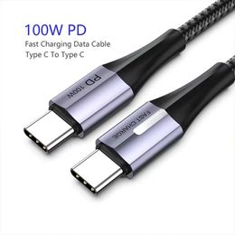 100W USB C vers USB Type C câble 5A PD chargeur de Charge rapide câble de données Charge rapide 4.0 type-c cordon pour Samsung s20 note10 Xiaomi