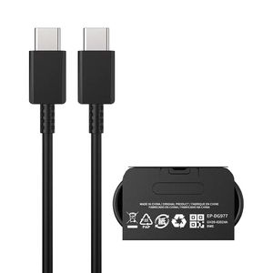 TYPE C PD USB C vers USBC Cables 25W CHARGEUR SUPER FAST 45W 5A pour Samsung Galaxy S22 5G S21 S20 Note 20 10 A71 Tab S7 S8