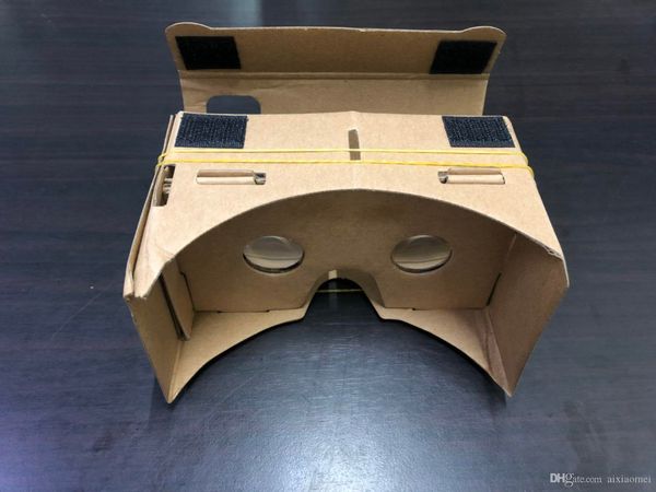 DIY 3D Lunettes Google carton VR BOX II 2.0 Version VR Réalité Virtuelle VR Lunettes 3D Pour 3.5 - 6.0 pouces Smartphone iphone