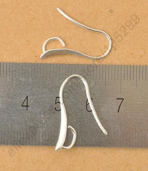 100X bricolage fabrication de bijoux en argent Sterling 925, boucles d'oreilles à crochet, pincer les oreilles pour pierres de cristal, perles 3904296