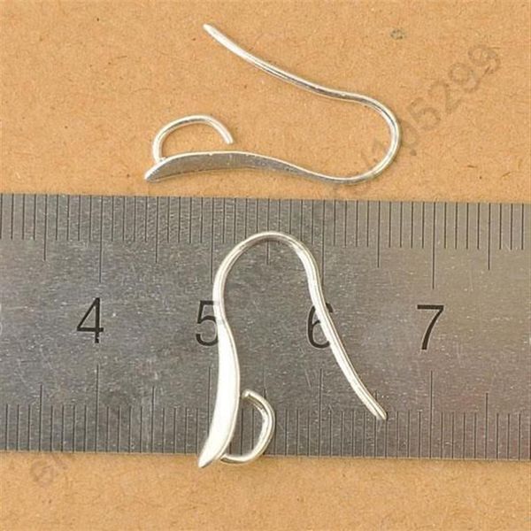 100X bricolage fabrication de bijoux en argent Sterling 925, crochet de boucle d'oreille, fils d'oreille de pincement pour pierres de cristal, perles 235M