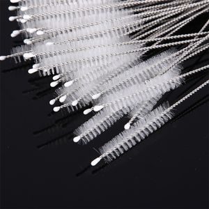 100X cure-pipes paille en nylon 17cm de longueur pailles à boire drushes pour gobelet Dottle et Tube DOp