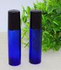 Blue Bottles With Black Cap