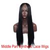 Middle Part Synthetic Lace Front Wigs
