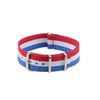 22mm Blue White Red