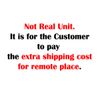 Extra shipping cost for remote place