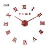 relógio de parede vermelho-37inch