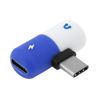 blue type C to 3.5mm
