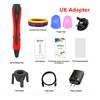 Red UK Plug