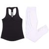 white and black