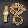 Ouro, 24inch / 8inch Chain + Watch