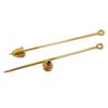 Color:Gold Plated&Size:50mm