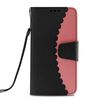 Black with pink