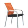 The orange fabric