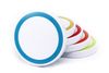 White colorful charger