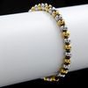 Gold and silver mixed beads