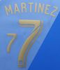 Gold #7 MARTINEZ