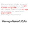 Message remark color number