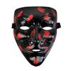 VforVendett Black with Blood Red Mask