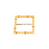 Inner size: 6cm, gold color