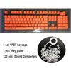 Orange with Sound Dampeners