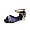 Blue 3.5cm Heel