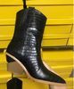 black short boots