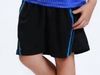 only blue shorts