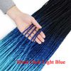 Black Dark Light Blue