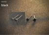 E007 4mm black ( with plastic earplug)
