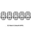 X2 0.2ohm Dual Mesh Coil