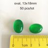 Oval 13x18mm - 50 pcs