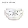 Butterfly flower white light