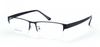 half rim black