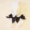 white with bowknot