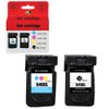 2 pack bk10ml cmy9ml