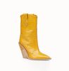 yellow short boots
