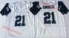 #21 Deion Sanders White Thanksgivings