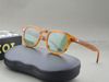 Linen frame light green lens