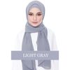 Gray hijab XL