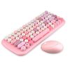 розовый набор клавиатура