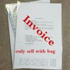 this invoice only sell with bag